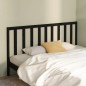vidaXL Cabecero de cama madera maciza de pino negro 206x4x100 cm vidaXL Cabecero de cama madera maciza de pino negro 206x4x100 cm