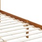 vidaXL Cama con dosel de madera maciza de pino marrón miel 120x200 cm vidaXL Cama con dosel de madera maciza de pino marrón miel 120x200 cm