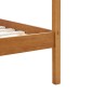 vidaXL Cama con dosel de madera maciza de pino marrón miel 120x200 cm vidaXL Cama con dosel de madera maciza de pino marrón miel 120x200 cm