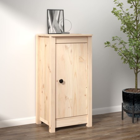 vidaXL Aparador de madera maciza de pino 40x35x80 cm