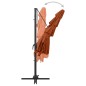 vidaXL Sombrilla de 4 niveles con poste aluminio terracota 250x250 cm vidaXL Sombrilla de 4 niveles con poste aluminio terracota 250x250 cm