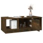vidaXL Mesa de centro madera de ingeniería roble ahumado 102x50x36 cm