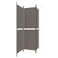 vidaXL Biombo divisor de 3 paneles de tela gris antracita 150x220 cm vidaXL Biombo divisor de 3 paneles de tela gris antracita 150x220 cm