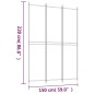 vidaXL Biombo divisor de 3 paneles de tela gris antracita 150x220 cm vidaXL Biombo divisor de 3 paneles de tela gris antracita 150x220 cm