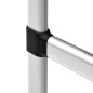 vidaXL Sistema de armario telescópico con barras de aluminio vidaXL Sistema de armario telescópico con barras de aluminio