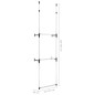 vidaXL Sistema de armario telescópico con barras de aluminio vidaXL Sistema de armario telescópico con barras de aluminio