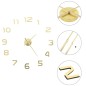 vidaXL Reloj de pared 3D con diseño moderno 100 cm XXL dorado vidaXL Reloj de pared 3D con diseño moderno 100 cm XXL dorado