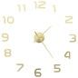 vidaXL Reloj de pared 3D con diseño moderno 100 cm XXL dorado vidaXL Reloj de pared 3D con diseño moderno 100 cm XXL dorado