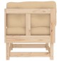 vidaXL Sofá esquinero con cojines madera maciza de pino vidaXL Sofá esquinero con cojines madera maciza de pino