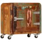 vidaXL Mesita de noche madera reciclada maciza 50x30x50 cm vidaXL Mesita de noche madera reciclada maciza 50x30x50 cm