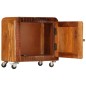 vidaXL Mesita de noche madera reciclada maciza 50x30x50 cm vidaXL Mesita de noche madera reciclada maciza 50x30x50 cm