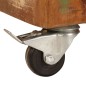 vidaXL Mesita de noche madera reciclada maciza 50x30x50 cm vidaXL Mesita de noche madera reciclada maciza 50x30x50 cm