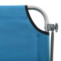 vidaXL Tumbona de jardín con toldo acero azul vidaXL Tumbona de jardín con toldo acero azul