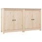 vidaXL Aparador 2 uds de madera maciza de pino 70x35x80 cm vidaXL Aparador 2 uds de madera maciza de pino 70x35x80 cm