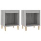 vidaXL Mesitas de noche 2 unidades gris Sonoma 40x35x50 cm vidaXL Mesitas de noche 2 unidades gris Sonoma 40x35x50 cm