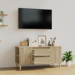 vidaXL Mueble para TV madera contrachapada roble Sonoma 102x44,5x50 cm