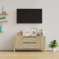 vidaXL Mueble para TV madera contrachapada roble Sonoma 102x44,5x50 cm vidaXL Mueble para TV madera contrachapada roble Sonoma 102x44,5x50 cm