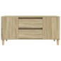 vidaXL Mueble para TV madera contrachapada roble Sonoma 102x44,5x50 cm vidaXL Mueble para TV madera contrachapada roble Sonoma 102x44,5x50 cm