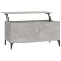 vidaXL Mesa de centro madera contrachapada gris hormigón 90x44,5x45 cm vidaXL Mesa de centro madera contrachapada gris hormigón 90x44,5x45 cm