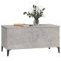 vidaXL Mesa de centro madera contrachapada gris hormigón 90x44,5x45 cm vidaXL Mesa de centro madera contrachapada gris hormigón 90x44,5x45 cm