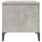 vidaXL Mesa de centro madera contrachapada gris hormigón 90x44,5x45 cm vidaXL Mesa de centro madera contrachapada gris hormigón 90x44,5x45 cm