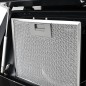 vidaXL Campana extractora de pared acero inox negra 756 m³/h 90 cm vidaXL Campana extractora de pared acero inox negra 756 m³/h 90 cm