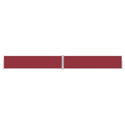 vidaXL Toldo lateral retráctil rojo 117x1000 cm