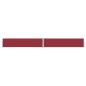 vidaXL Toldo lateral retráctil rojo 117x1000 cm vidaXL Toldo lateral retráctil rojo 117x1000 cm