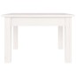 vidaXL Mesa de centro de madera maciza de pino blanco 45x45x30 cm vidaXL Mesa de centro de madera maciza de pino blanco 45x45x30 cm