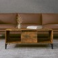 vidaXL Mesa de centro madera contrachapada roble ahumado 90x50x36,5 cm vidaXL Mesa de centro madera contrachapada roble ahumado 90x50x36,5 cm