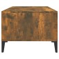 vidaXL Mesa de centro madera contrachapada roble ahumado 90x50x36,5 cm vidaXL Mesa de centro madera contrachapada roble ahumado 90x50x36,5 cm