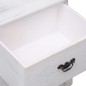 vidaXL Mesitas de noche 2 uds madera de Paulownia blanco 38x28x45 cm vidaXL Mesitas de noche 2 uds madera de Paulownia blanco 38x28x45 cm