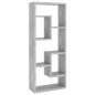 vidaXL Estantería de pared contrachapada gris hormigón 36x16x90 cm vidaXL Estantería de pared contrachapada gris hormigón 36x16x90 cm