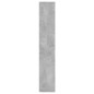 vidaXL Estantería de pared contrachapada gris hormigón 36x16x90 cm vidaXL Estantería de pared contrachapada gris hormigón 36x16x90 cm
