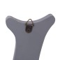 vidaXL Perchero de pared WELCOME gris 74x29,5 cm vidaXL Perchero de pared WELCOME gris 74x29,5 cm