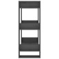 vidaXL Estantería/divisor de espacios madera pino gris 60x35x91 cm vidaXL Estantería/divisor de espacios madera pino gris 60x35x91 cm