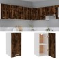 vidaXL Mueble colgante madera ingeniería roble ahumado 29,5x31x60cm vidaXL Mueble colgante madera ingeniería roble ahumado 29,5x31x60cm