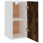 vidaXL Mueble colgante madera ingeniería roble ahumado 29,5x31x60cm vidaXL Mueble colgante madera ingeniería roble ahumado 29,5x31x60cm
