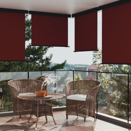 vidaXL Toldo lateral de balcón marrón 145x250 cm