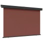 vidaXL Toldo lateral de balcón marrón 145x250 cm vidaXL Toldo lateral de balcón marrón 145x250 cm