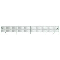 vidaXL Cerca de alambre verde 1,1x10 m
