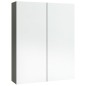vidaXL Armario de espejo de baño MDF gris 60x15x75 cm vidaXL Armario de espejo de baño MDF gris 60x15x75 cm