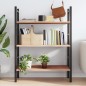 vidaXL Estante de pared madera maciza de roble sin tratar 100x60x2 cm vidaXL Estante de pared madera maciza de roble sin tratar 100x60x2 cm