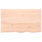 vidaXL Estante de pared madera maciza de roble sin tratar 100x60x2 cm vidaXL Estante de pared madera maciza de roble sin tratar 100x60x2 cm