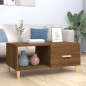 vidaXL Mesa de centro madera contrachapada roble marrón 89,5x50x40 cm vidaXL Mesa de centro madera contrachapada roble marrón 89,5x50x40 cm