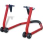 vidaXL caballete delantero para motocicleta color rojo vidaXL caballete delantero para motocicleta color rojo
