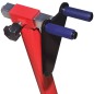 vidaXL caballete delantero para motocicleta color rojo vidaXL caballete delantero para motocicleta color rojo