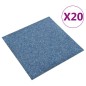 vidaXL Baldosas de suelo de moqueta 20 uds 5 m² 50x50 cm azul vidaXL Baldosas de suelo de moqueta 20 uds 5 m² 50x50 cm azul