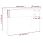 vidaXL Juego de tocador color roble marrón 86,5x35x136 cm vidaXL Juego de tocador color roble marrón 86,5x35x136 cm