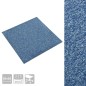 vidaXL Baldosas de suelo de moqueta 20 uds 5 m² 50x50 cm azul vidaXL Baldosas de suelo de moqueta 20 uds 5 m² 50x50 cm azul